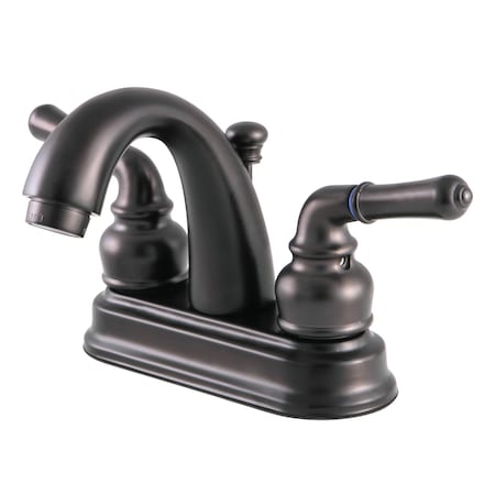 Kingston Brass FB5615NML 4-Inch Centerset Bathroom Faucet with Retail Pop-Up FB5615NML